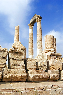 Temple of Hercules, the Citadel, Amman, Jordan, Middle East