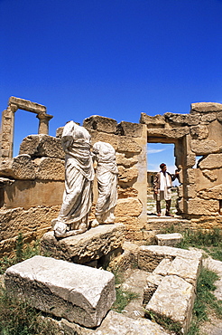 Dymitra Sanctuary, Cyrene, UNESCO World Heritage Site, Cyrenaica, Libya, North Africa, Africa