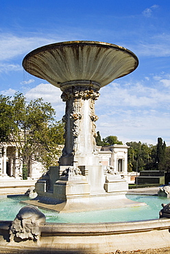 Fountain in Argan's Esedra, Rome, Lazio, Italy, Europe