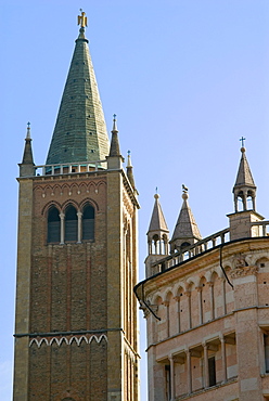 Bell Tower of the Duomo, Parma, Emilia Romagna, Italy, Europe