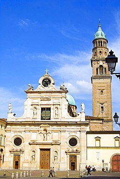 St. Giovanni Square and St. Giovanni Church, Parma, Emilia Romagna, Italy, Europe