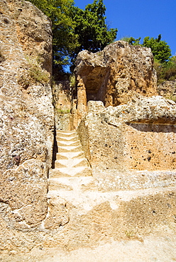 Ildebranda Tomb, Etruscan Necropolis of Sovana, Sovana, Grosseto, Tuscany, Italy, Europe