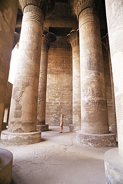 Interior, Temple of Esna, Egypt, North African, Africa