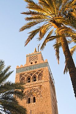 Minaret of the Koutoubia Mosque, UNESCO World Heritage Site, Marrakesh (Marrakech), Morocco, North Africa, Africa