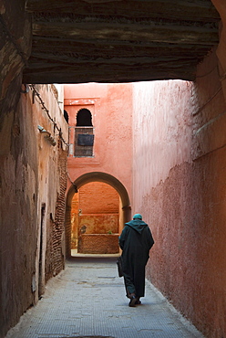 Street in the souk, Medina, Marrakech (Marrakesh), Morocco, North Africa, Africa