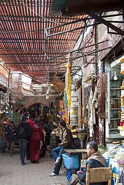 The Souk, Medina, Marrakech (Marrakesh), Morocco, North Africa, Africa