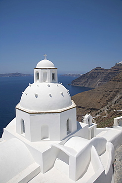 Fira, Santorini (Thira), Cyclades, Greek Islands, Greece, Europe