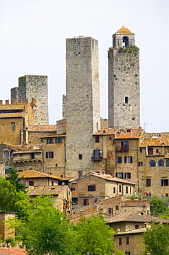 San Gimignano, UNESCO World Heritage Site, Tuscany, Italy, Europe