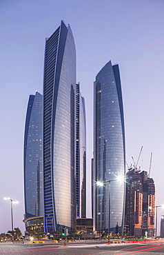 The Etihad Towers, Abu Dhabi, United Arab Emirates, Middle East