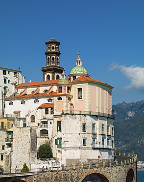 Atrani, Amalfi Peninsula, Amalfi Coast, UNESCO World Heritage Site, Campania, Italy, Mediterranean, Europe