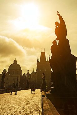 Charles Bridge, UNESCO World Heritage Site, Prague, Czech Republic, Euruope