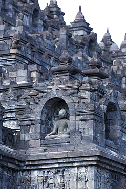 Borobudur Buddhist Temple, UNESCO World Heritage Site, Java, Indonesia, Southeast Asia, Asia