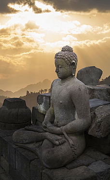 Borobudur Buddhist Temple, UNESCO World Heritage Site, Java, Indonesia, Southeast Asia, Asia