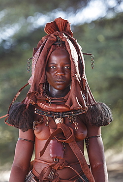 Himba woman, Kaokoland, Namibia, Africa