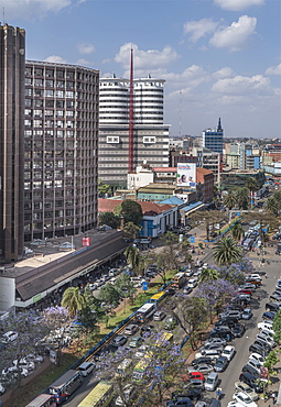 Kenyatta Avenue, Nairobi, Kenya, East Africa, Africa