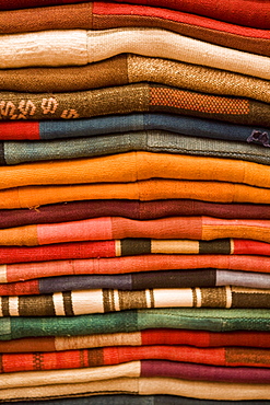 Colourful rugs for sale, Grand Bazaar (Great Bazaar), Istanbul, Turkey, Europe