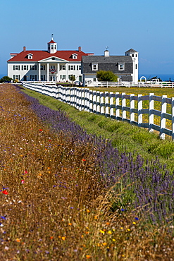 The historic George Washington Inn, a Bed and Breakfast, between Sequim and Port Angeles near Olympic National Park, Washington State, United States of America, North America