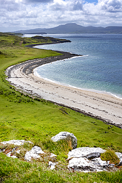 Shoreline at Coral beach on the Isle of Skye, Inner Hebrides, Scotland.