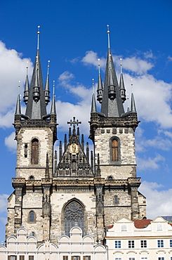 Church of Our Lady before Tyn, Old Town Square, Old Town, Prague, Czech Republic, Europe