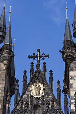 Church of Our Lady before Tyn, Old Town Square, Old Town,  Prague, Czech Republic, Europe