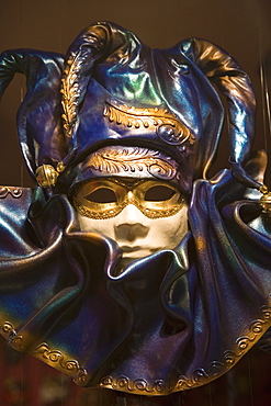 An elaborate mask for sale in Venice, Italy