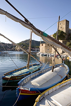 Morning light, Eglise Notre-Dame-des-Anges, Collioure, Pyrenees-Orientales, Languedoc, France, Europe