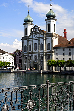 Jesuit church, Luzern (Lucerne), Switzerland, Europe