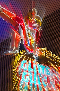 The Freemont Street Experience in Downtown Las Vegas, Las Vegas, Nevada, United States of America, North America