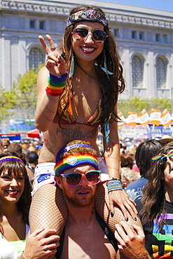 Lesbian Gay Bisexual Transgender Pride Parade, San Francisco, California, United States of America, North America