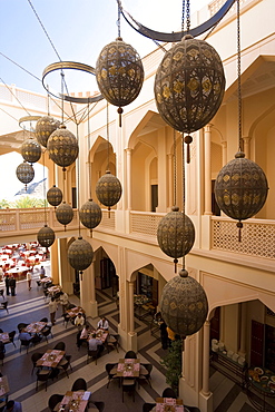 Arabian Globe decorations, Shangri-La Resort, Al Jissah, Muscat, Oman, Middle East