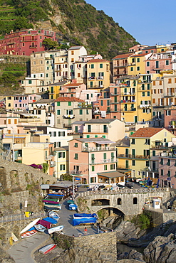 Manarola, Cinque Terre, UNESCO World Heritage Site, Liguria, Italy, Europe