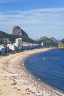 Copacabana beach and Sugar Loaf, Rio de Janeiro, Brazil, South America