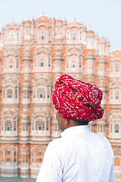 Hawa Mahal (Palace of the Winds), built in 1799, Jaipur, Rajasthan, India, Asia