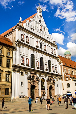 Building architecture, Munich, Bavaria, Germany, Europe