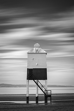 Wooden lighthouse at Burnham-on-Sea, Somerset, England, United Kingdom, Europe