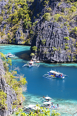 Kayangan Lake, Coron, Palawan, Philippines, Southeast Asia, Asia