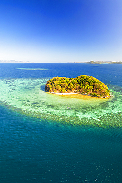 Sand Island off Chindonan Island, Calamian Islands, Coron, Palawan, Philippines, Southeast Asia, Asia