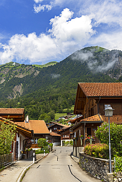 Traditional chalets, Brienz, Bernese Oberland, Switzerland