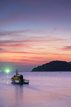 Cenang Beach at sunset, Langkawi, Kedah, Malaysia