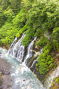 Shirahige waterfall, Biei, Hokkaido, Japan