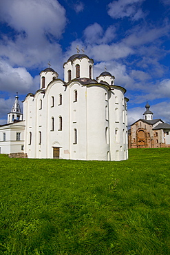 St. Nicholas Cathedral, built between 1113 and 1136, UNESCO World Heritage Site, Veliky Novgorod, Novgorod Oblast, Russia, Europe