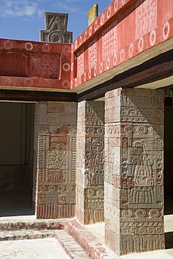 Patio of the Pillars, Teotihuacan Archaeological Zone, UNESCO World Heritage Site, State of Mexico, Mexico, North America