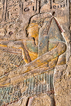 Relief of the Goddess Isis, Tomb of Ramses III, KV11, Valley of the Kings, UNESCO World Heritage Site, Luxor, Thebes, Egypt, North Africa, Africa