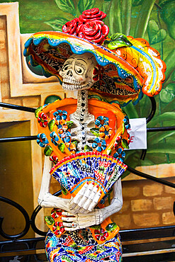 Dia de Muertos (Day of the Dead) Doll, Merida, Yucatan State, Mexico, North America