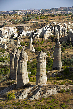 Love Valley, near Goreme, Cappadocia Region, Nevsehir Province, Anatolia, Turkey, Asia Minor, Asia