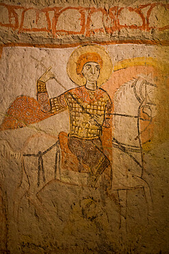 Frescoe, St Basil Chapel, Goreme Open-Air Museum, Goreme, Nevsehir, Turkey