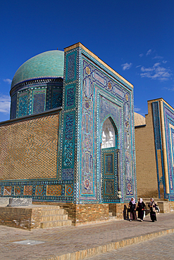 Usto Ali Nasafi Mausoleum, Middle Complex, Shah-I-Zinda Acropolis, Samarkand, Uzbekistan