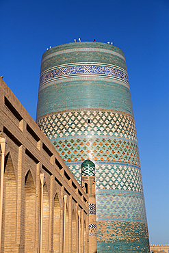 Kalta Minaret, Ichon Qala (Itchan Kala), UNESCO World Heritage Site, Khiva, Uzbekistan, Central Asia, Asia