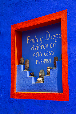 Frida Kahlo Museum (Blue House), Coyoacan, Mexico City, Mexico, North America