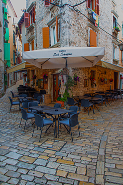 Corner Restaurant, Rovinj, Croatia, Europe